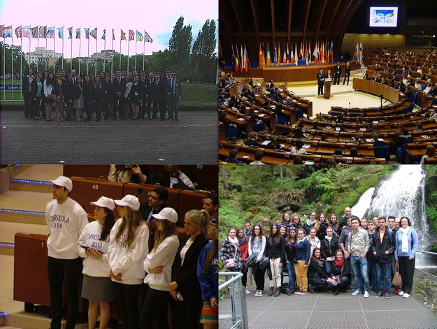 Sir Michelangelo Refalo Sixth Form students visit Strasbourg for Euroscola Day
