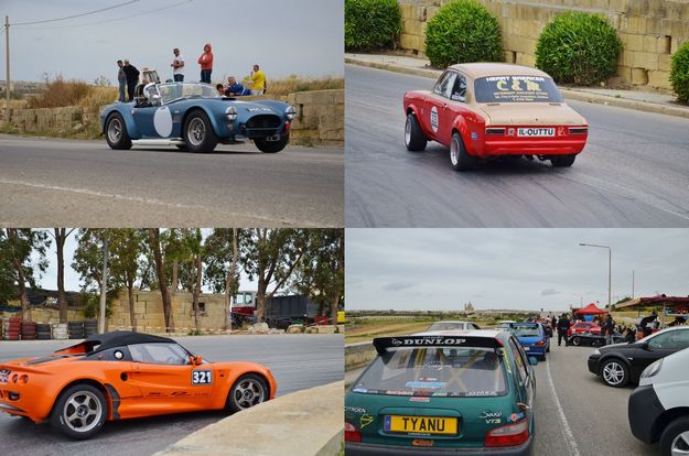 Xaghra hill climb race day for the 4th round of the Island Car Club event