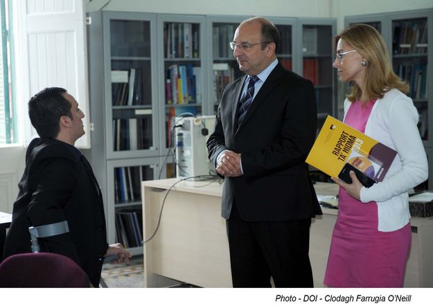 Minister Michael Farrugia & Parliamentary Secretary Justyne Caruana visit KNPD