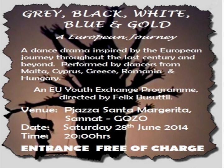 ‘Grey, Black, White, Blue & Gold’ – Next Saturday evening in Sannat