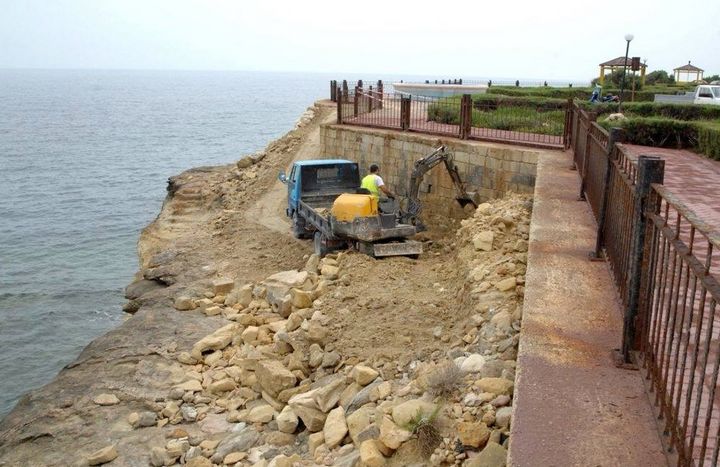 Upgrading and cleaning work underway at Qbajjar Promenade