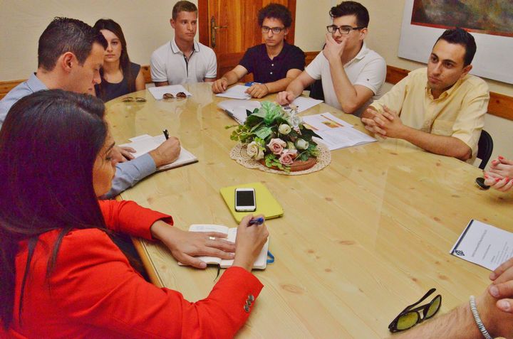 Gozo University Group members meet with MEP Dr Miriam Dalli