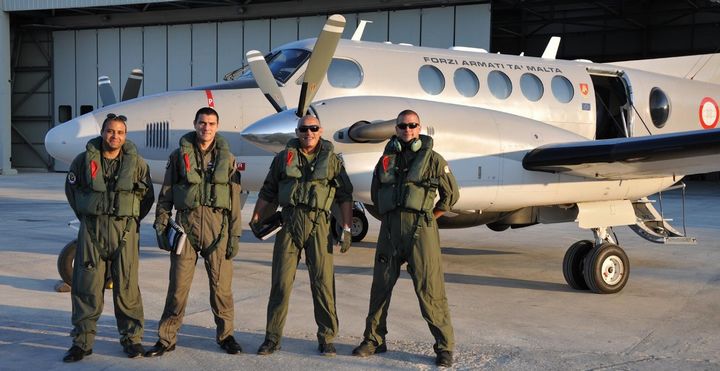 All Gozitan crew protecting Maltese interest from the air