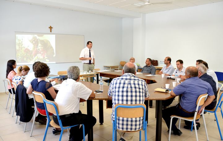Dr Justyne Caruana discusses the elderly population with Gozo Mayors