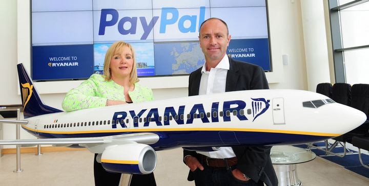 Ryanair launches new payment partnership with PayPal
