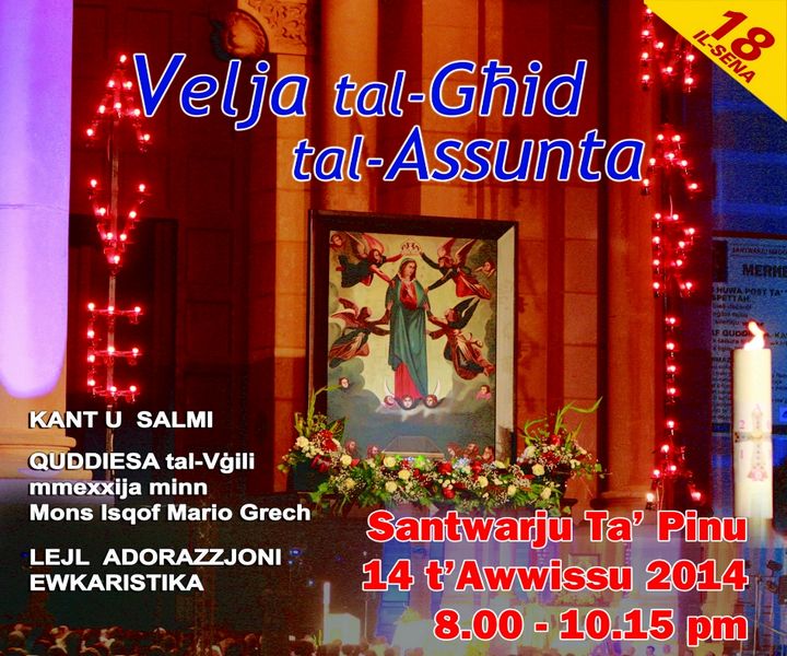 Ta’ Pinu vigil: Prayers for Peace & the Persecution of Christians