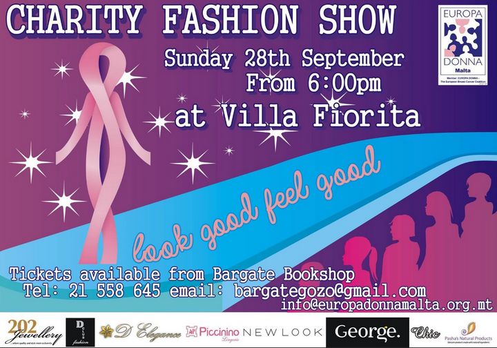Look Good Feel Good: Europa Donna Malta charity fashion show in Gozo Look Good Feel Good: Europa Donna Malta charity fashion show in Gozo