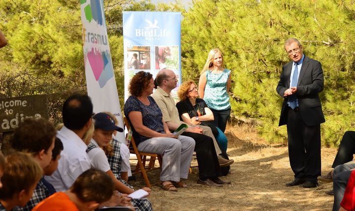 European conservation charities support environmental education in Malta