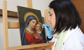 DLH restoration workshop at Our Lady of Victory Church, Valletta