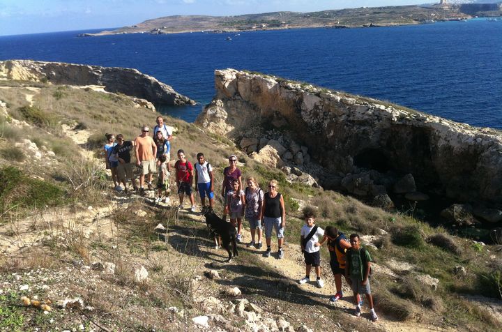 Gozo Greyhounds Sports Club weekend bike ride and hike