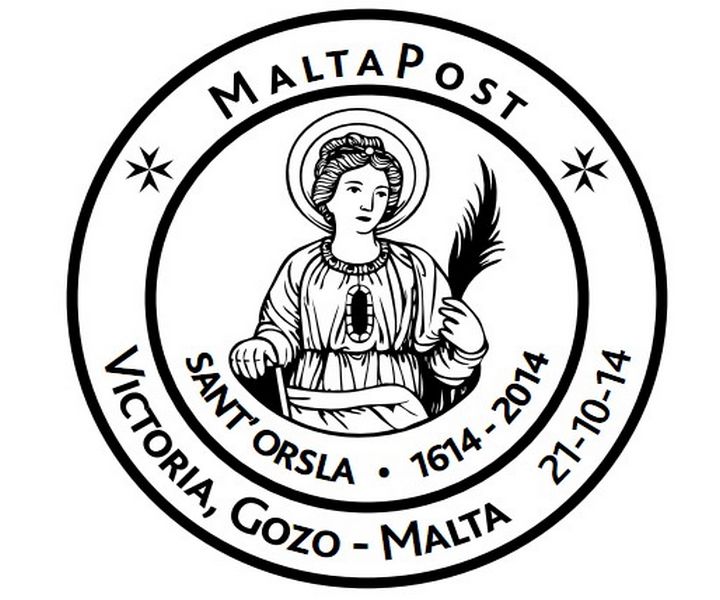 Special Hand Postmark – Sant’ Orsla 400th anniversary of arrival in Gozo