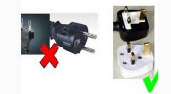 Electrical products should be fitted with 3-pin plug or a conversion – MCCA