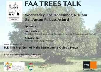 ‘Trees Talk’ with consultant arborist Ian Lansley & Antoine Gatt, a landscape architect