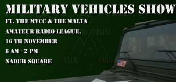 Military Vehicles Show next Sunday morning in Nadur Square