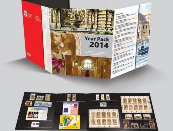 MaltaPost launches the Year Pack including all Stamp Sets issued in 2014