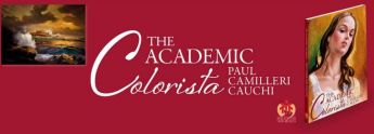 Gozo book launch of The Academic Colorista, Paul Camilleri Cauchi