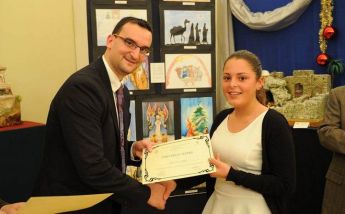 Exhibition by VPA students: Christmas card competition winner named as Alicia Said Exhibition by VPA students: Christmas card competition winner named as Alicia Said