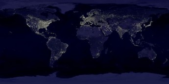 Earth’s city lights seen from space, with Malta & Gozo shining brightly