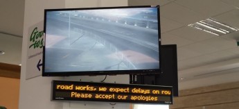 Real Time information panel & screen installed at Cirkewwa Ferry Terminal