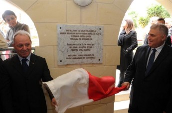 ‘Ghajn tal-Hasselin’ inaugurated in Apparition Square, Ghajnsielem