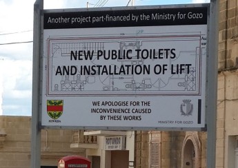 Works underway on embellishment project of Xewkija Parish Square