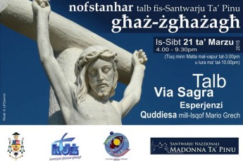 ViaSagra 2015 for young people organised by KDZ at Ta’ Pinu Shrine