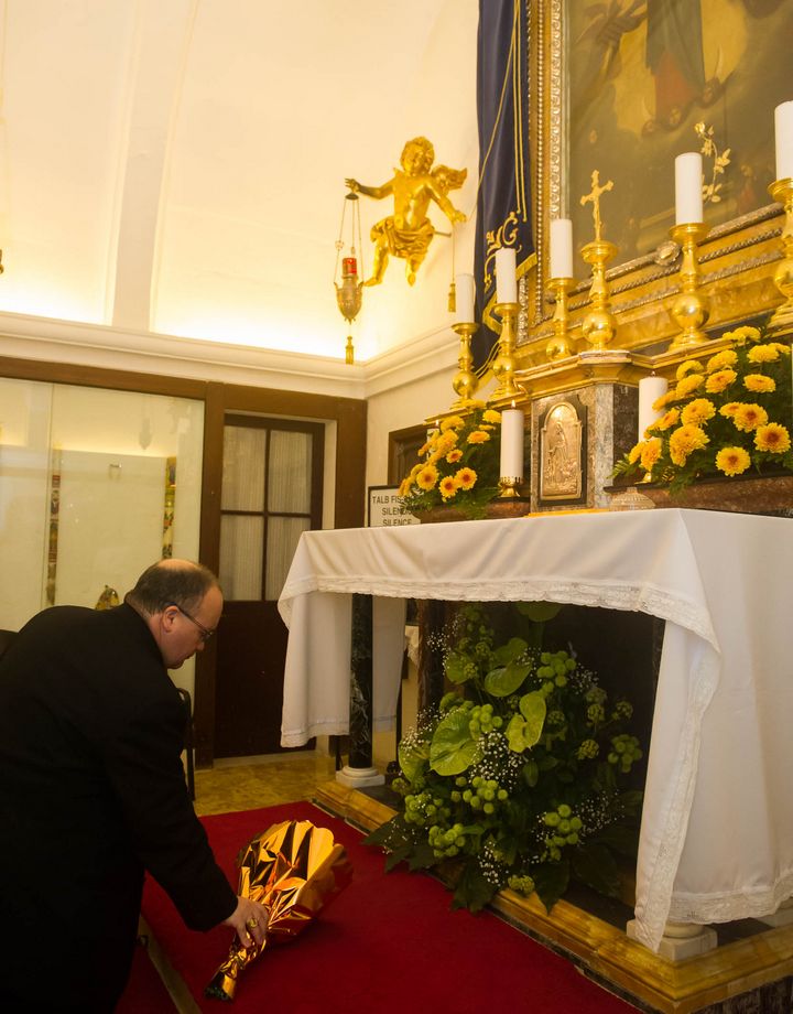 Archbishop elect Mgr Charles J. Scicluna celebrates Mass at Ta' Pinu