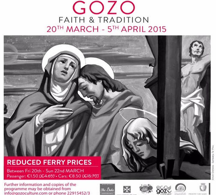 Visit Gozo with reduced ferry fares next weekend & experience Faith & Tradition