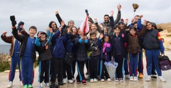 San Lawrenz Primary students enjoy a science eco-trail to Dwejra