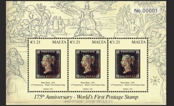 175th Anniversary of the world’s first postage stamp