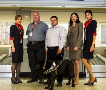 Assistance dogs can now travel with their owners on every Air Malta flight