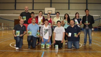Smash Hits Badminton Club tournament at the Gozo Sports Complex