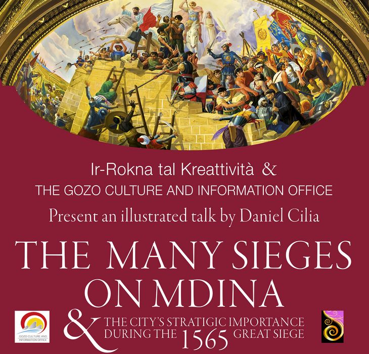 Talk by Daniel Cilia on 'The Many Sieges of Mdina' being held in Gozo