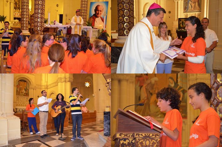 Form 3 students take part in Walk for Life to Ta' Pinu Sanctuary