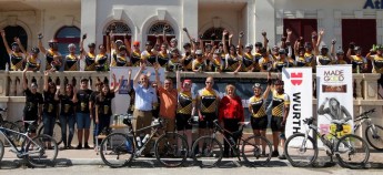 ALIVE cyclists receive a surprise visit from The President of Malta