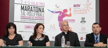 BOV Volleyball Marathon 2015 launched in aid of Id-Dar tal-Providenza