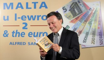 Alfred Sant’s Euro book launch coincides with Greek showdown