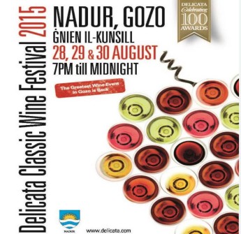 The Delicata Classic Wine Festival – 13th edition next month in Nadur