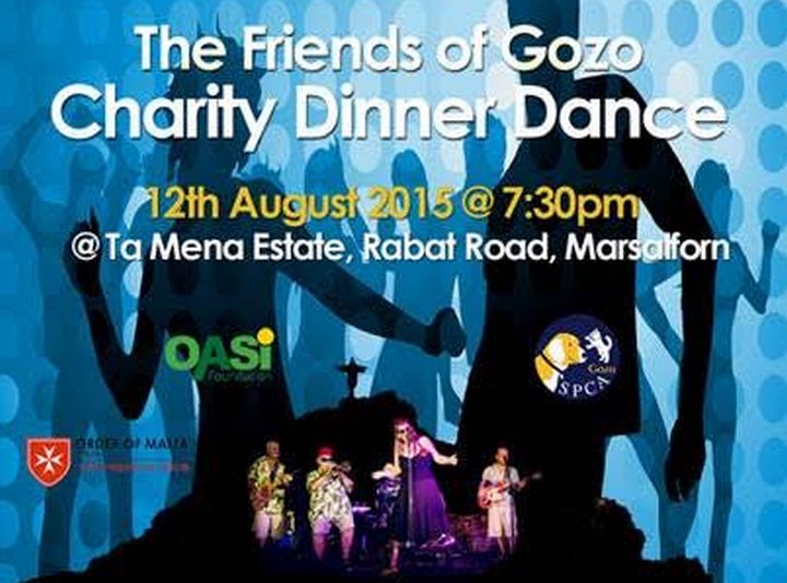 Charity Dinner Dance for 3 local charities with the Friends of Gozo