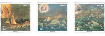 MaltaPost issues stamp set featuring maritime ex-voto paintings