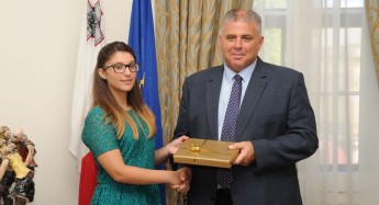 Marie Georgette Spiteri winner of ESU Junior European competition
