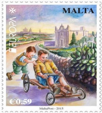 Vote for the Malta Stamp in the EUROPA competition – The Cart