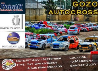 ASMK autocross 2-day Gozo event in aid of the Arka Foundation