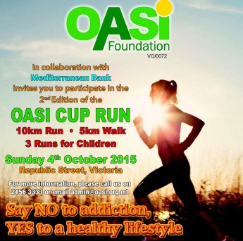 OASI Foundation Cup Run 2015: Road Run, Fun Walk and Children’s Run