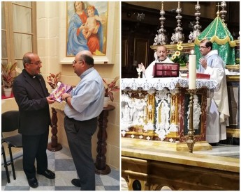 Fr Khali Jaar thanks the people of Gozo for their hospitality
