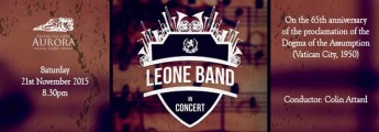 Leone Band in Concert: Annual symphonic concert at the Aurora
