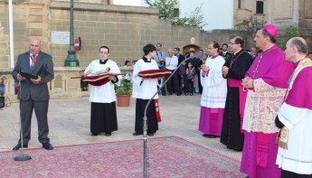 Mgr. Daniel Xerri installed as the new Archpriest of Xewkija