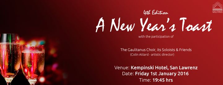 A New Year's Toast!: With the Gaulitanus Choir, soloists & friends