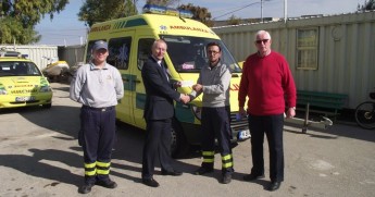 The Lodge of St John and St Paul presents donation to the ERRC