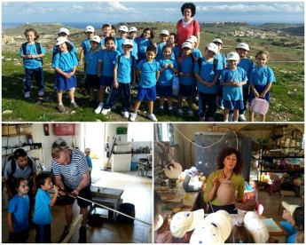Gharb Primary School students find themselves on top of Gozo!